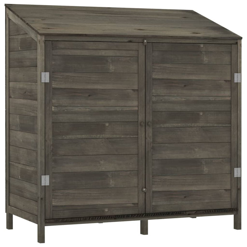 Load image into Gallery viewer, Vidaxl tuinschuur 102x52x112 cm massief vurenhout antracietkleurig
