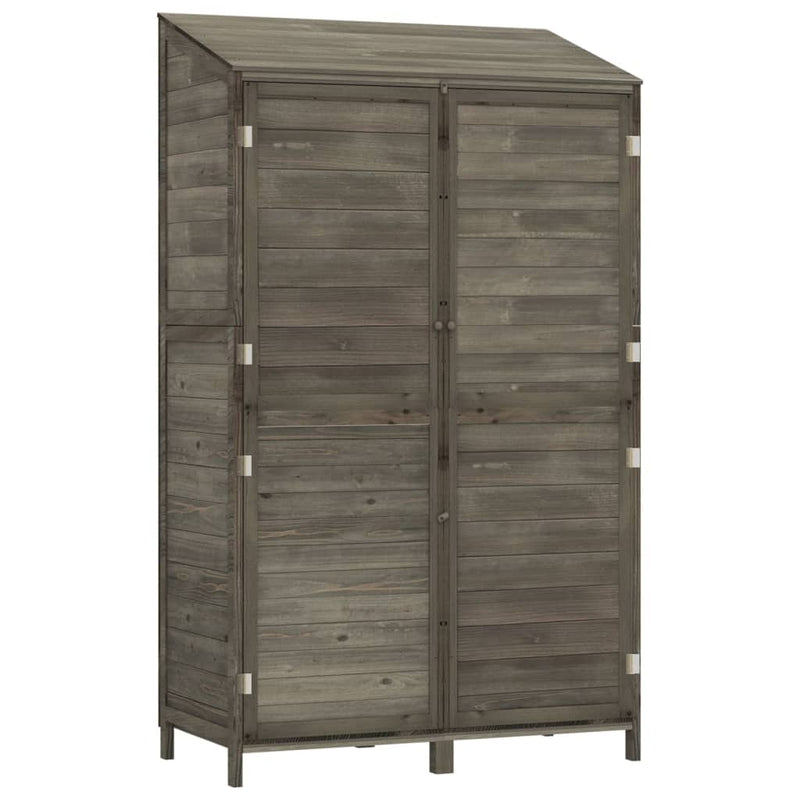 Load image into Gallery viewer, Vidaxl tuinschuur 102x52x174,5 cm massief vurenhout antracietkleurig
