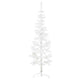 Vidaxl kunstkerstboom half met standaard smal 150 cm wit