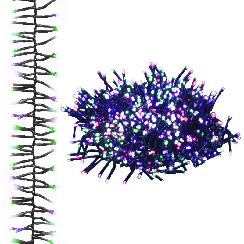 Load image into Gallery viewer, Vidaxl lichtslinger cluster met 400 led's pastel meerkleurig 7,4 m pvc
