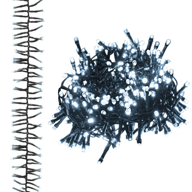 Load image into Gallery viewer, Vidaxl lichtslinger cluster met 2000 led's koudwit 17 m pvc
