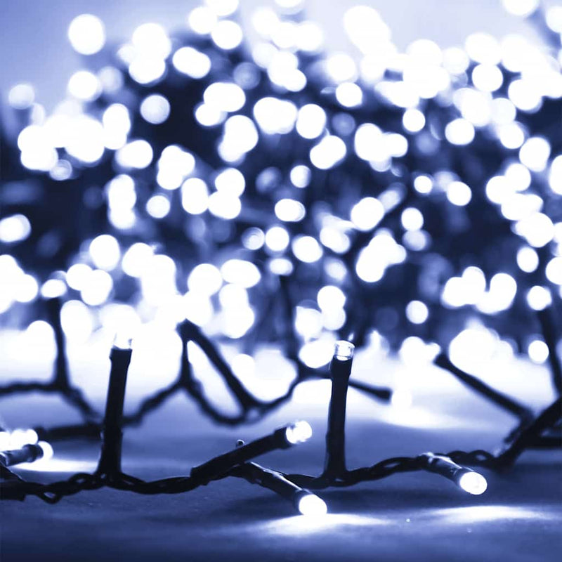 ギャラリービューアに画像をロードする, Vidaxl lichtslinger compact met 400 led's 13 m pvc koudwit
