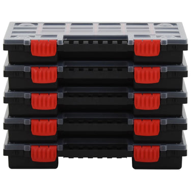 Vidaxl assortimentsdozen 5 st 34,5x25x5 cm polypropeen