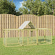 VidaXL Kippenhok 300x100x150 cm geïmpregneerd massief grenenhout