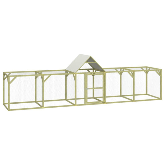 VidaXL Kippenhok 500x100x150 cm geïmpregneerd massief grenenhout