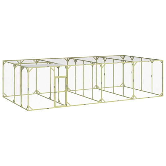 VidaXL Kippenhok 800x400x200 cm geïmpregneerd massief grenenhout
