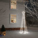 Vidaxl kegelkerstboom 108 led's 70x180 cm koudwit