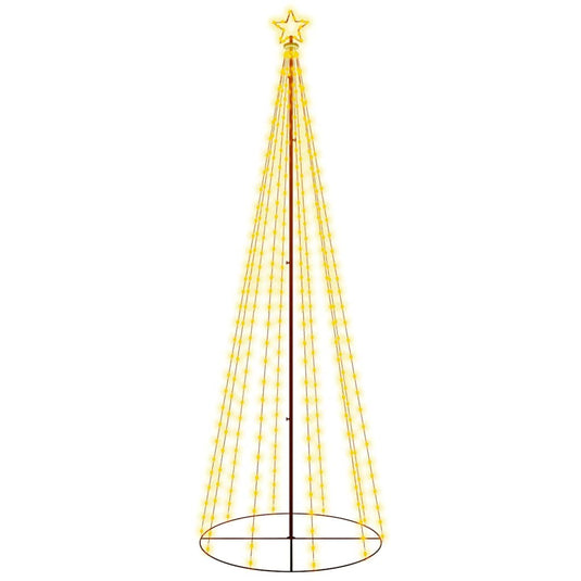 Vidaxl kegelkerstboom 310 led's 100x300 cm warmwit