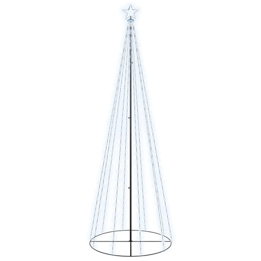 VidaXL Kegelkerstboom 310 LED's 100x300 cm koudwit