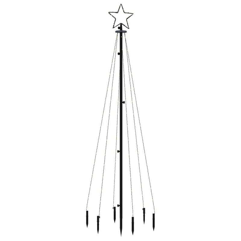 Load image into Gallery viewer, Vidaxl kerstboom met grondpin 108 led's meerkleurig 180 cm
