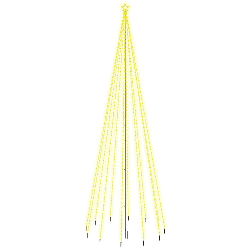Load image into Gallery viewer, VidaXL Kerstboom met grondpin 732 LED's warmwit 500 cm
