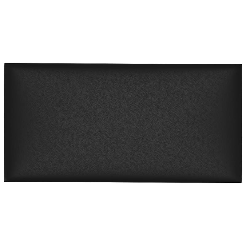 Load image into Gallery viewer, Vidaxl wandpanelen 12 st 0,54 m² 30x15 cm kunstleer zwart
