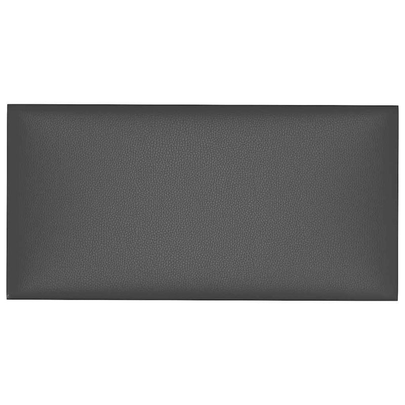 Load image into Gallery viewer, Vidaxl wandpanelen 12 st 0,54 m² 30x15 cm kunstleer grijs
