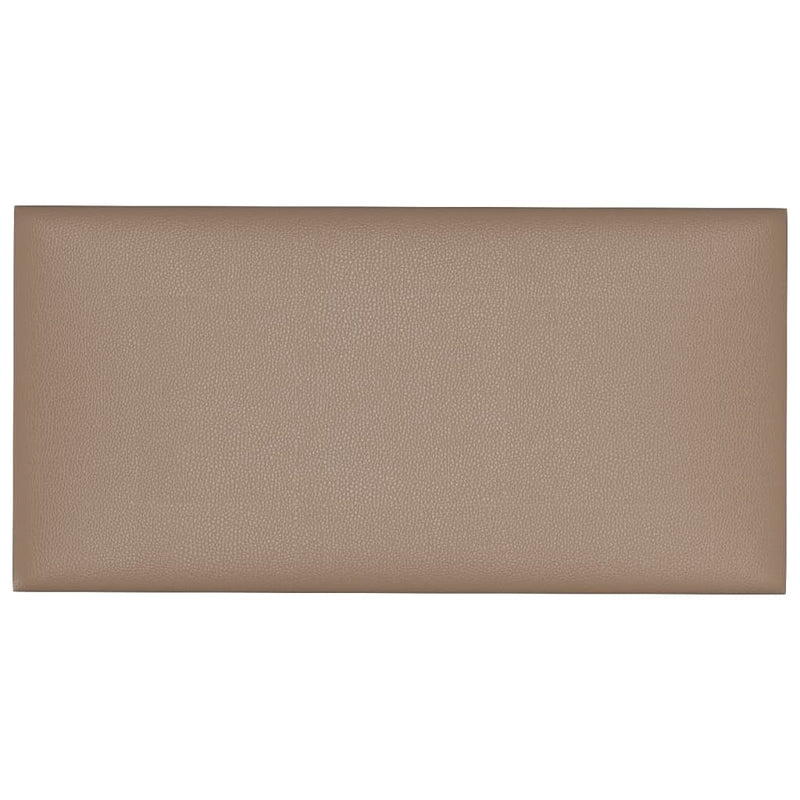 Load image into Gallery viewer, Vidaxl wandpanelen 12 st 0,54 m² 30x15 cm kunstleer cappuccinokleurig
