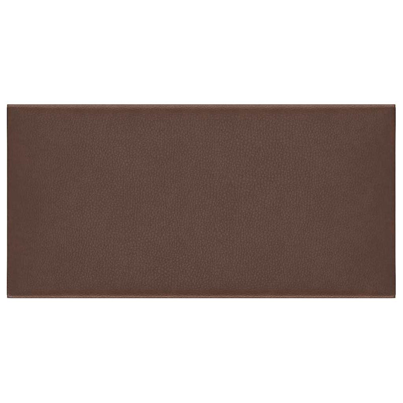 Load image into Gallery viewer, Vidaxl wandpanelen 12 st 0,54 m² 30x15 cm kunstleer bruin
