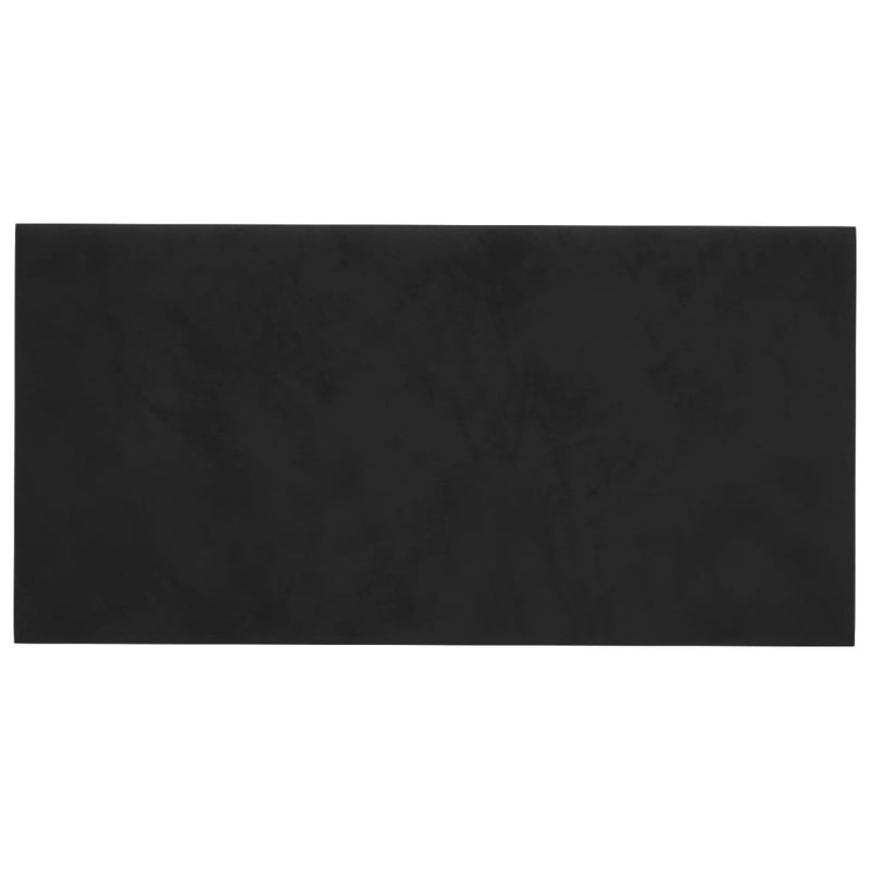 Load image into Gallery viewer, Vidaxl wandpanelen 12 st 0,54 m² 30x15 cm fluweel zwart
