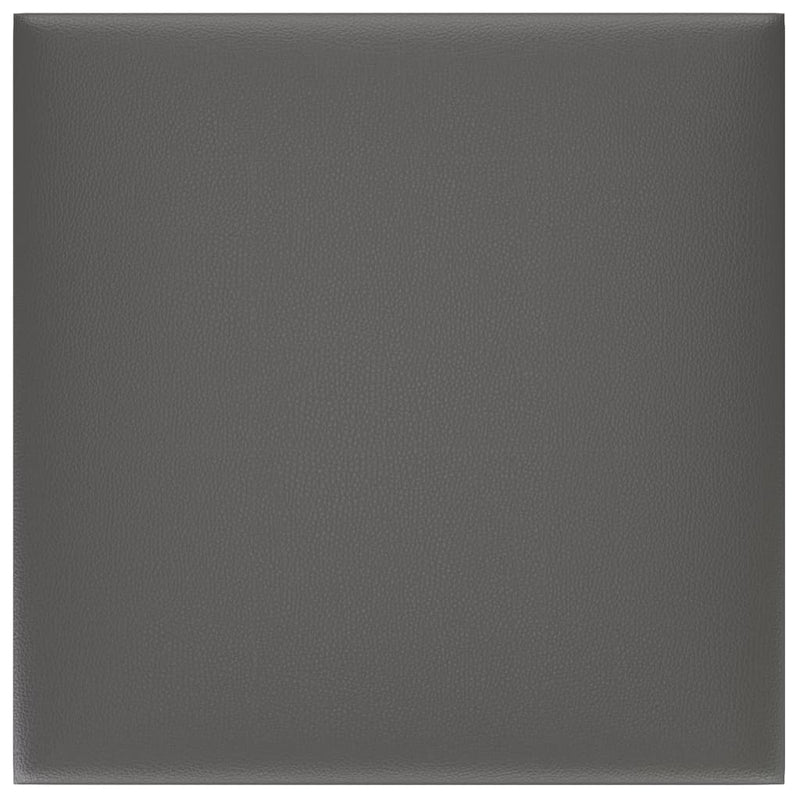 Load image into Gallery viewer, Vidaxl wandpanelen 12 st 1,08 m² 30x30 cm kunstleer grijs
