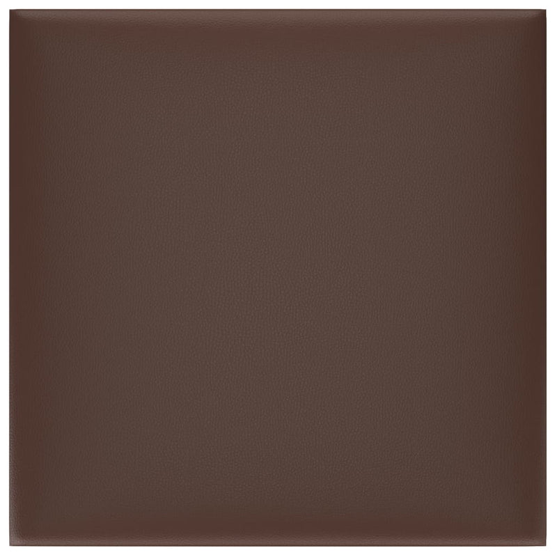 Load image into Gallery viewer, VidaXL Wandpanelen 12 st 1,08 m² 30x30 cm kunstleer bruin
