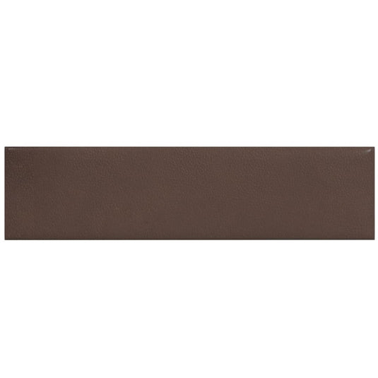 VidaXL Wandpanelen 12 st 1,08 m² 60x15 cm kunstleer bruin