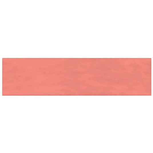 Vidaxl wandpanelen 12 st 1,08 m² 60x15 cm fluweel roze