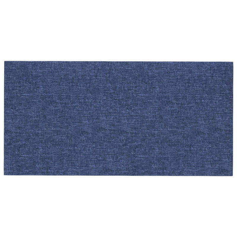 Load image into Gallery viewer, Vidaxl wandpanelen 12 st 2,16 m² 60x30 cm stof blauw
