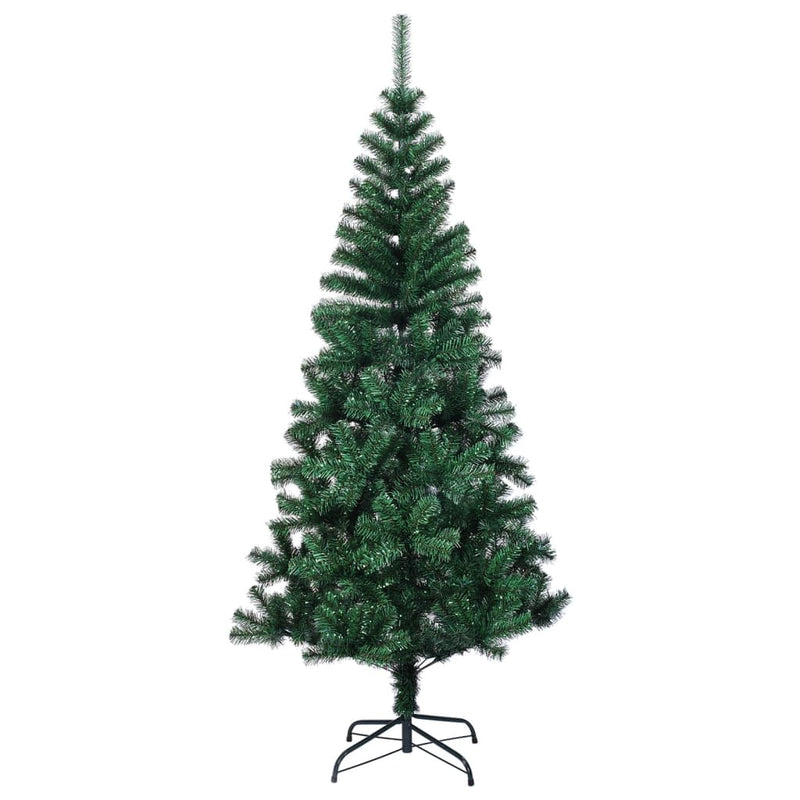 Load image into Gallery viewer, VidaXL Kunstkerstboom met iriserende uiteinden 120 cm PVC groen
