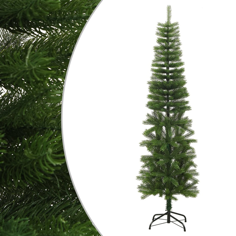 Load image into Gallery viewer, Vidaxl kunstkerstboom met standaard smal 180 cm pe
