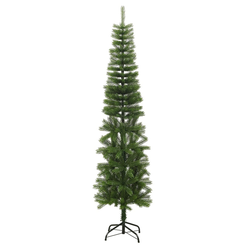 Load image into Gallery viewer, Vidaxl kunstkerstboom met standaard smal 240 cm pe
