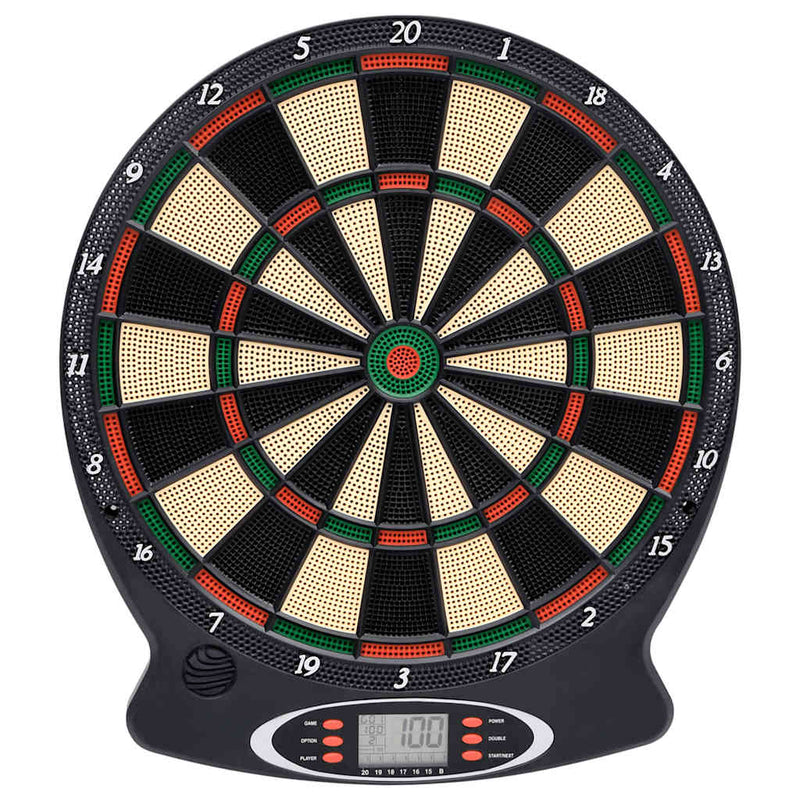 Load image into Gallery viewer, Vidaxl dartbord elektrisch met darts polypropeen zwart
