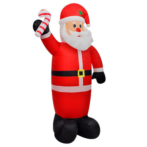 VidaXL Kerstman opblaasbaar met LED's 240 cm