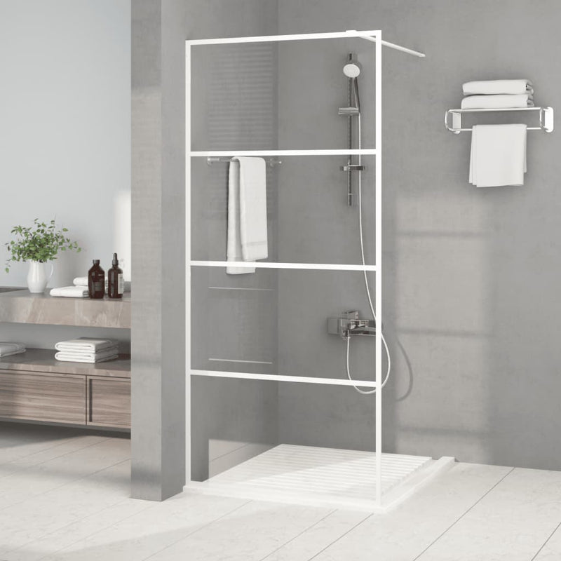 Load image into Gallery viewer, Vidaxl inloopdouchewand 90x195 cm transparant esg-glas wit

