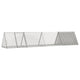 Vidaxl konijnenhok 403,5x80,5x71 cm gegalvaniseerd staal grijs