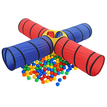Vidaxl kinderspeeltunnel met 250 ballen meerkleurig