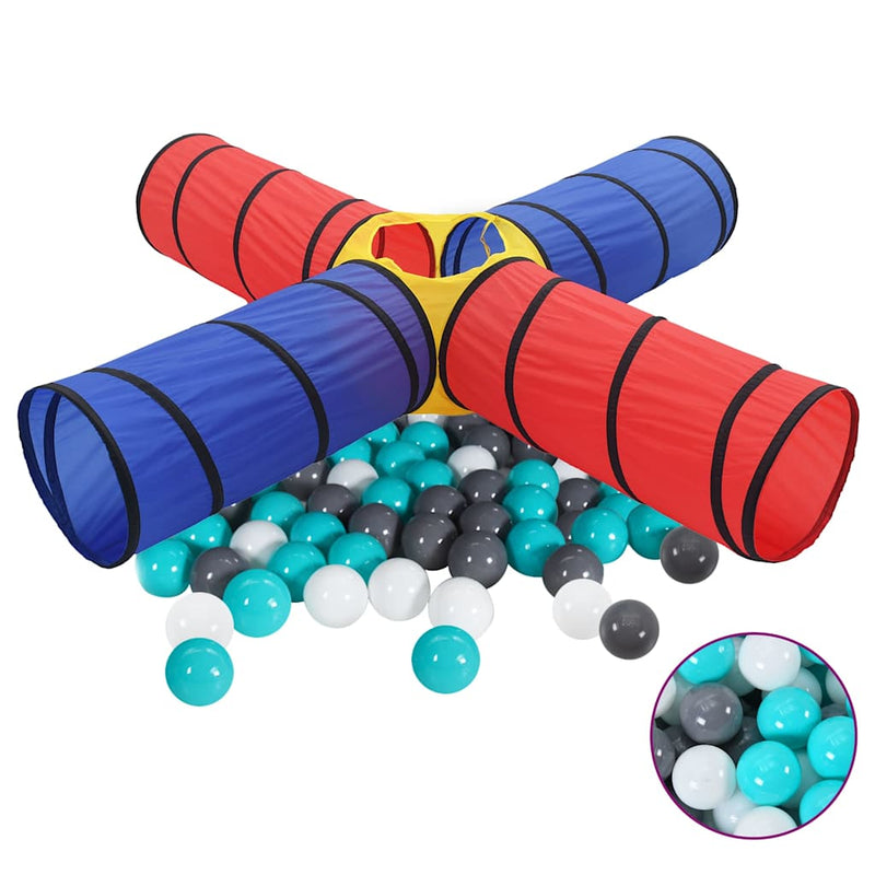 Load image into Gallery viewer, Vidaxl kinderspeeltunnel met 250 ballen meerkleurig
