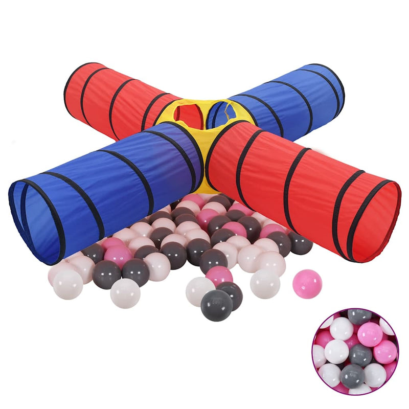 Load image into Gallery viewer, Vidaxl kinderspeeltunnel met 250 ballen meerkleurig
