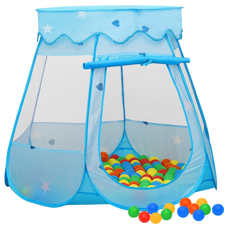 Load image into Gallery viewer, VidaXL Kinderspeeltent met 250 ballen 102x102x82 cm blauw
