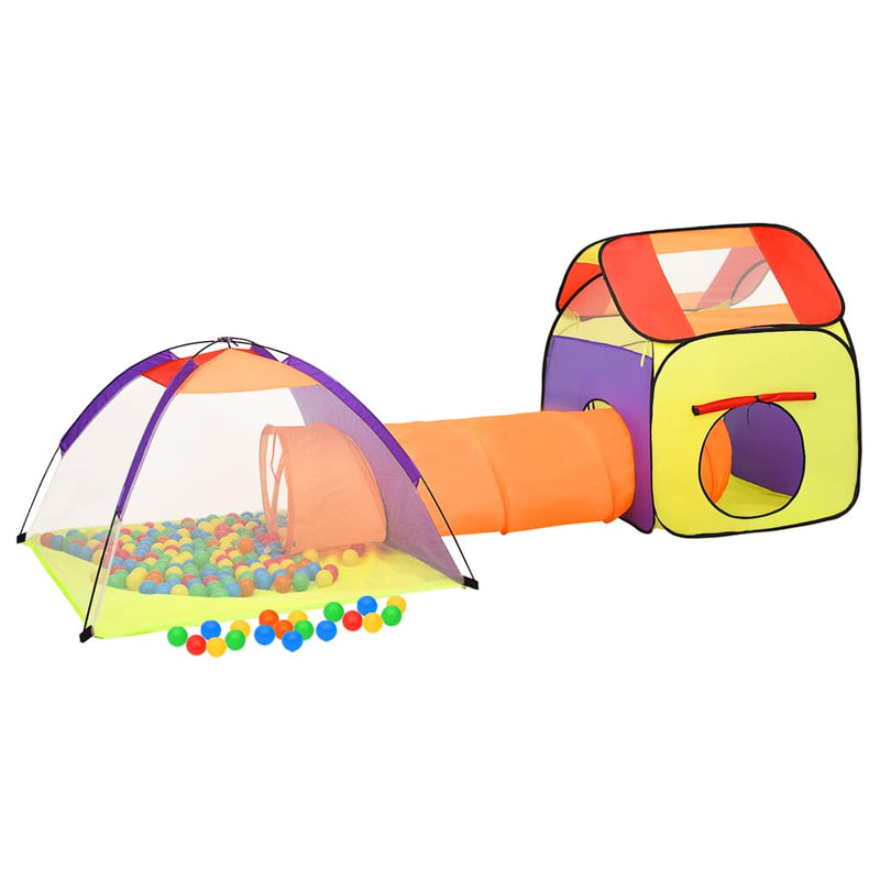 Load image into Gallery viewer, VidaXL Kinderspeeltent met 250 ballen 338x123x111 cm meerkleurig
