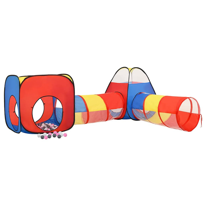 ギャラリービューアに画像をロードする, Vidaxl kinderspeeltent met 250 ballen 190x264x90 cm meerkleurig
