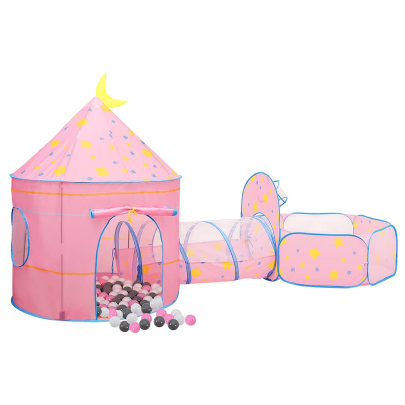 Load image into Gallery viewer, Vidaxl kinderspeeltent met 250 ballen 301x120x128 cm roze
