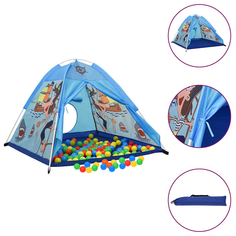 Load image into Gallery viewer, VidaXL Kinderspeeltent met 250 ballen 120x120x90 cm blauw
