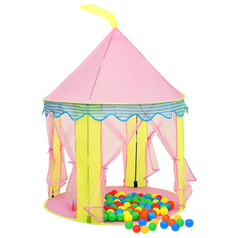 Load image into Gallery viewer, VidaXL Kinderspeeltent met 250 ballen 100x100x127 cm roze
