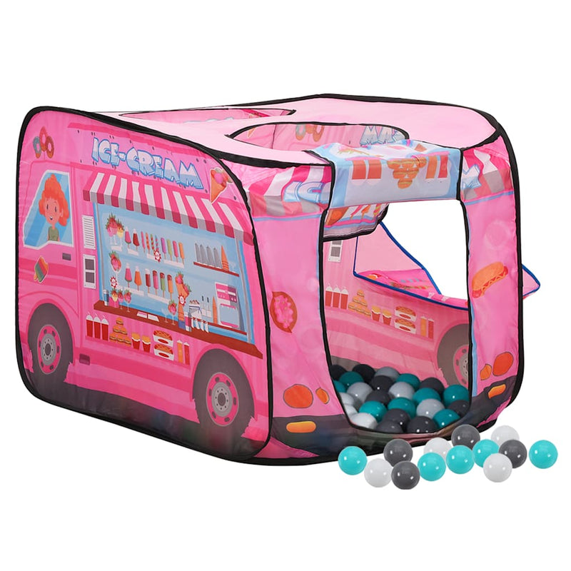 Load image into Gallery viewer, Vidaxl kinderspeeltent met 250 ballen 70x112x70 cm roze
