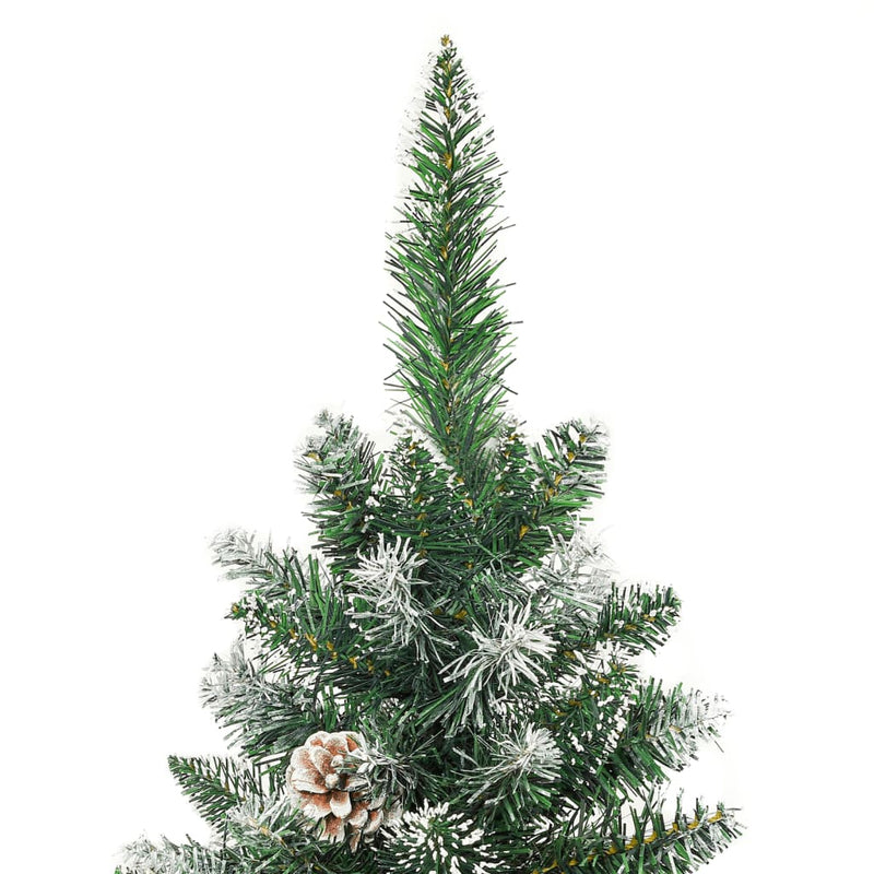 Load image into Gallery viewer, Vidaxl kunstkerstboom smal met standaard 240 cm pvc
