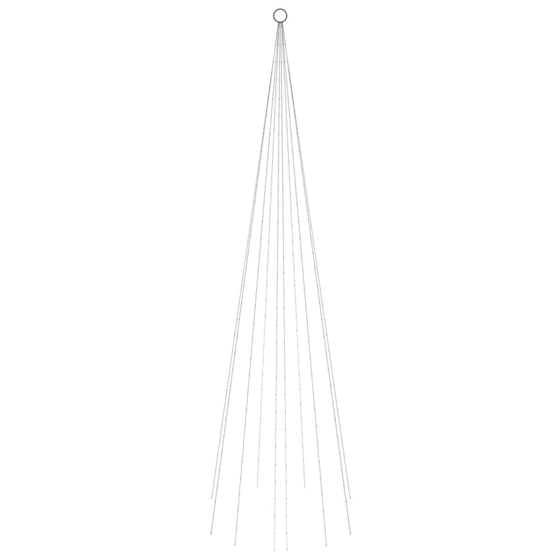 Load image into Gallery viewer, Vidaxl vlaggenmast kerstboom 310 led's blauw 300 cm
