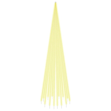 Vidaxl vlaggenmast kerstboom 1134 led's warmwit 800 cm