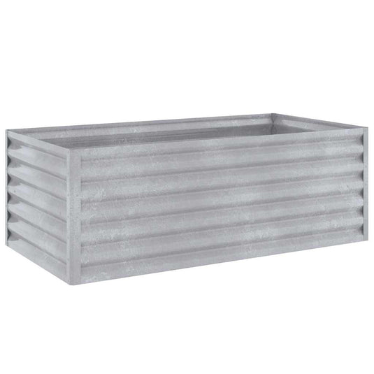 Vidaxl verhoogde tuinbak 100x50x36 cm cortenstaal
