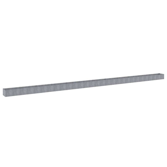 Vidaxl plantenbak verhoogd 1152x50x36 cm cortenstaal