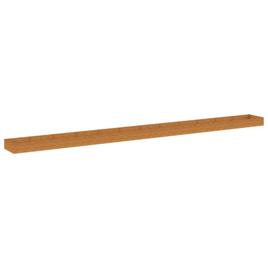 VidaXL Plantenbak verhoogd 1150x100x36 cm cortenstaal