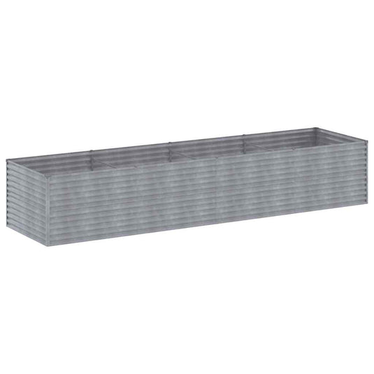 Vidaxl plantenbak verhoogd 386x100x69 cm cortenstaal