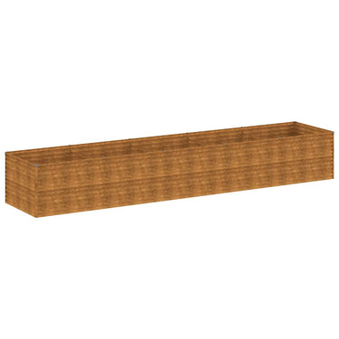 Vidaxl plantenbak verhoogd 479x100x69 cm cortenstaal